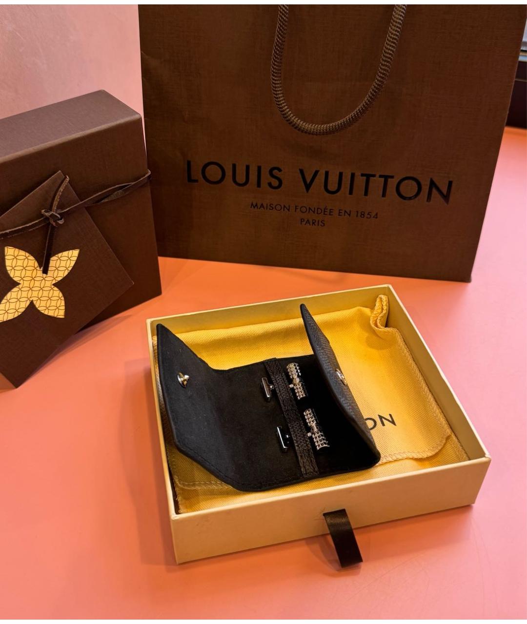 LOUIS VUITTON Серебряные запонки, фото 4