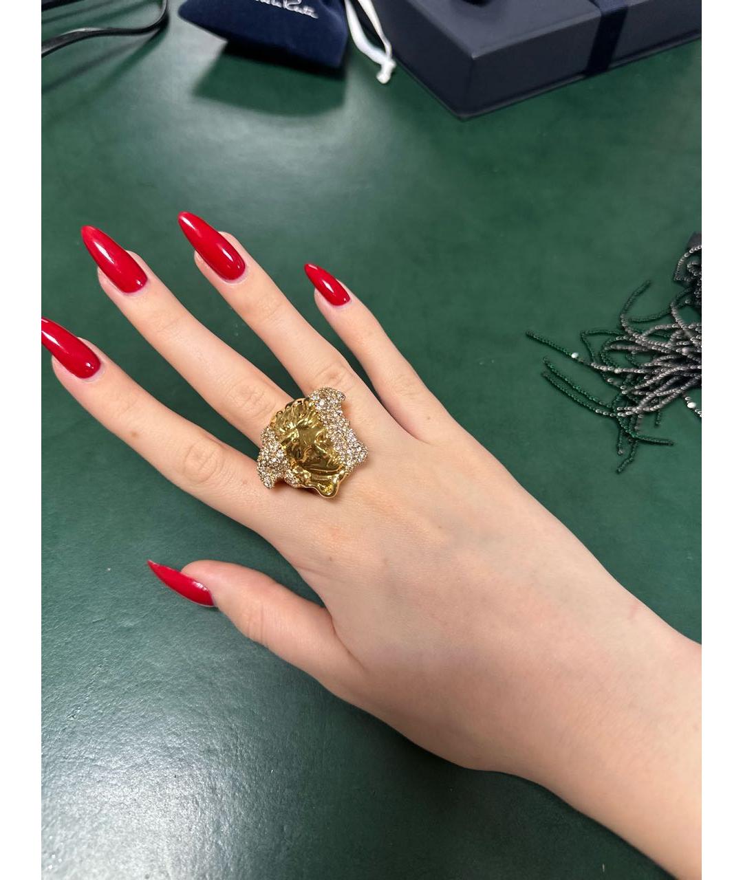 VERSACE Золотое кольцо, фото 2