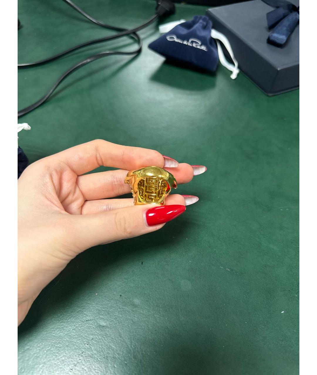 VERSACE Золотое кольцо, фото 3