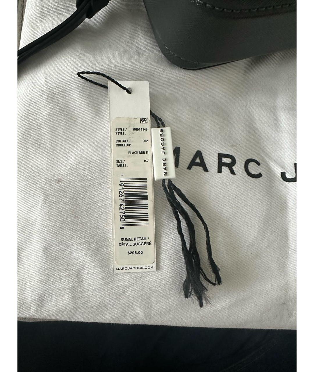 MARC JACOBS Черная сумка через плечо из лакированной кожи, фото 6