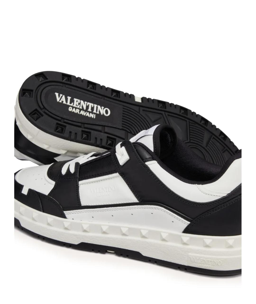 VALENTINO Черные низкие кроссовки / кеды, фото 5