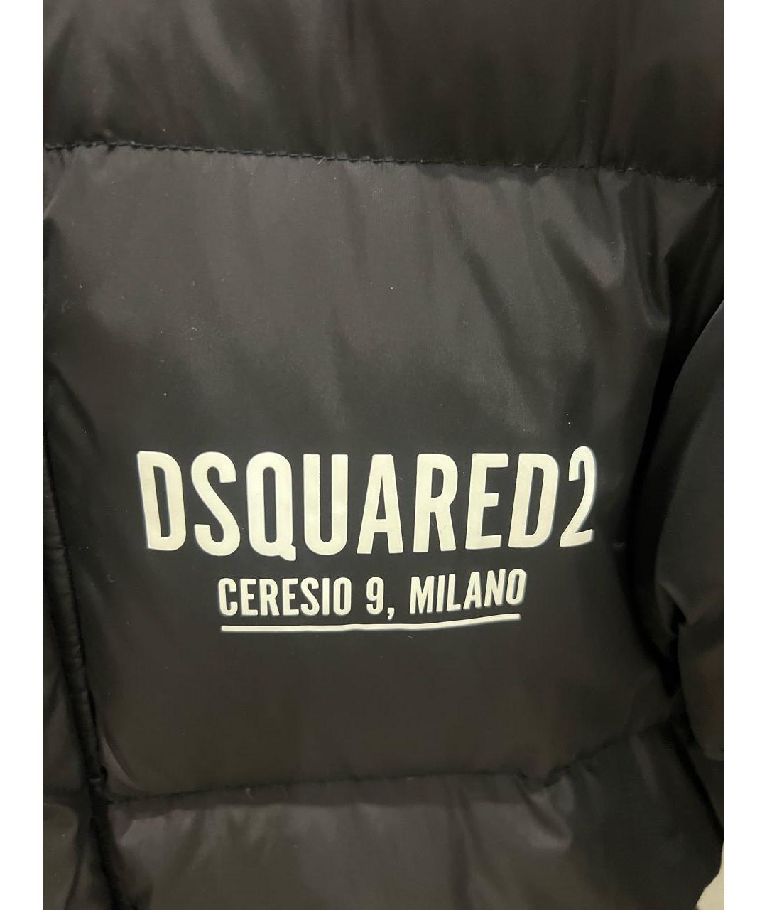 DSQUARED2 Черный пуховик, фото 4