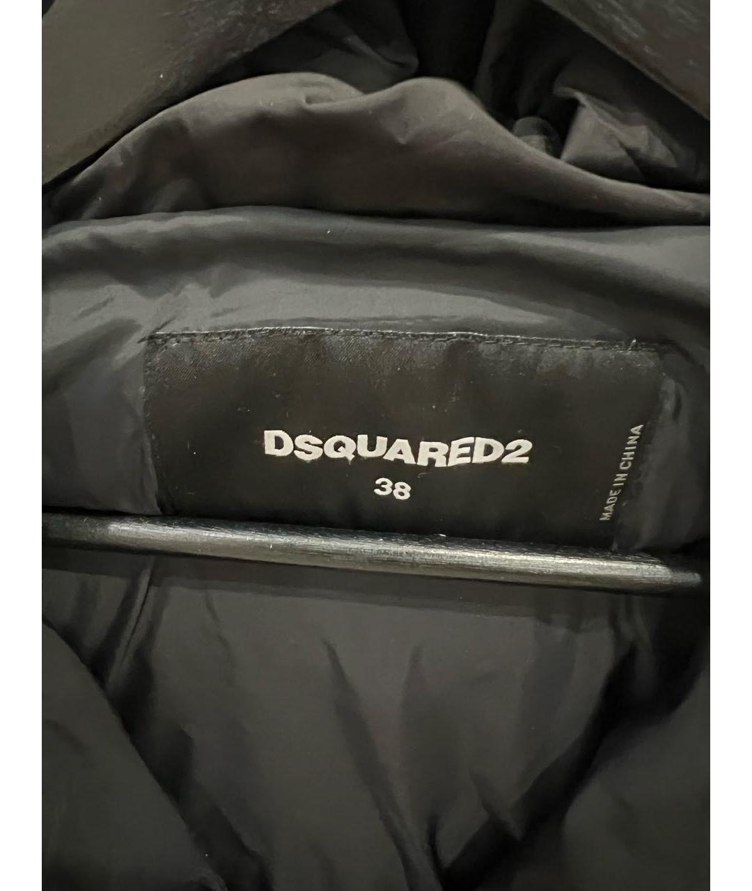 DSQUARED2 Черный пуховик, фото 3