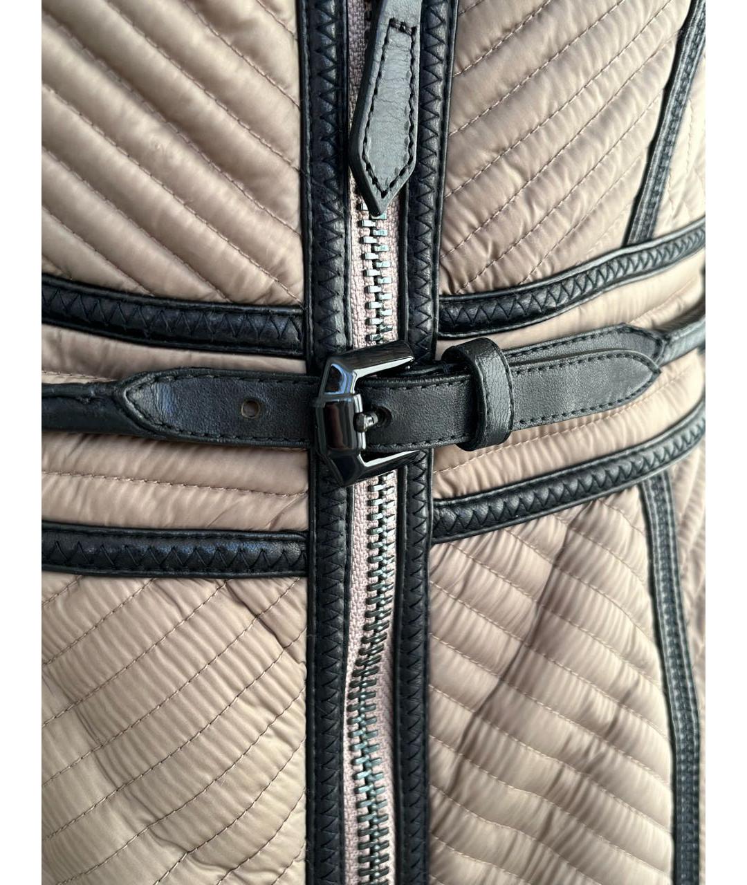 BURBERRY Коричневая полиэстеровая куртка, фото 4