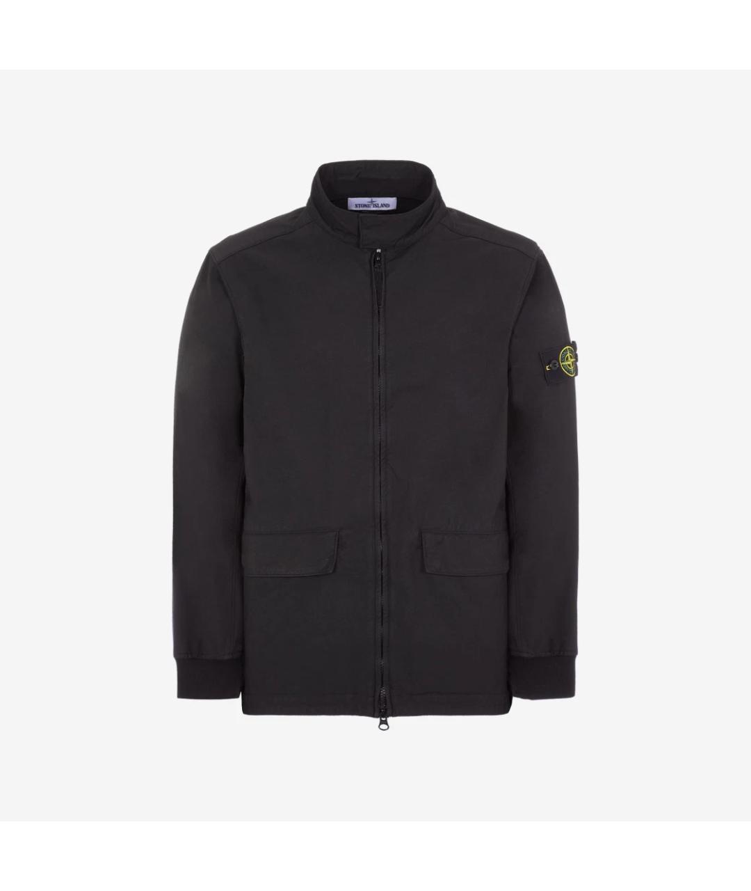 STONE ISLAND Черная полиамидовая куртка, фото 8