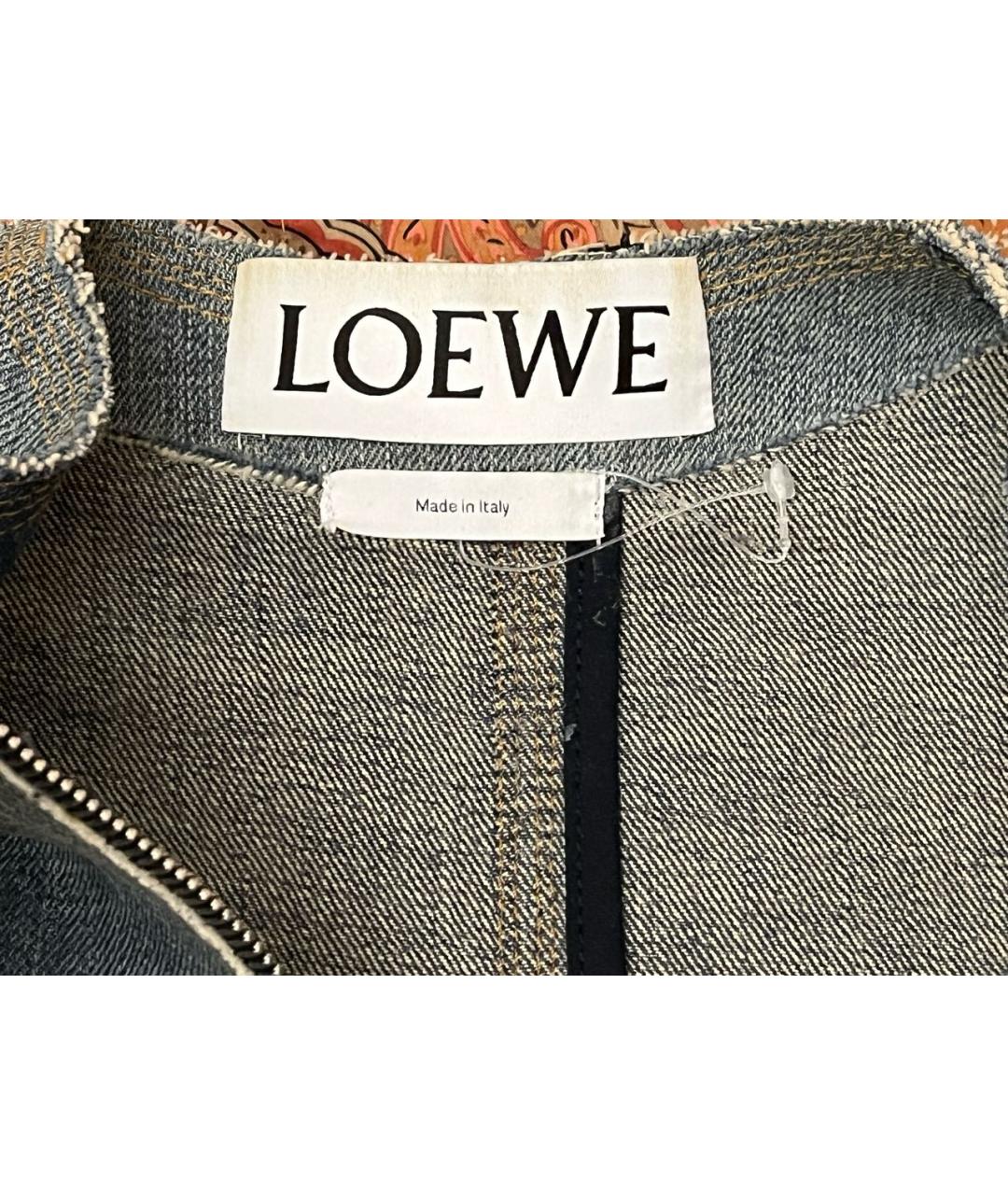 LOEWE Темно-синяя деним куртка, фото 3