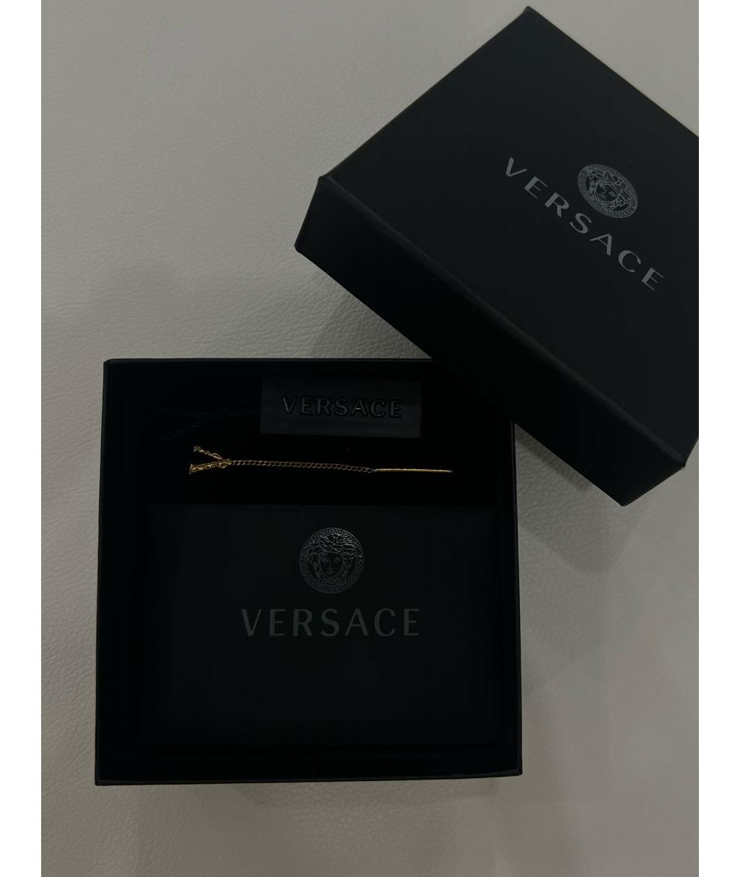 VERSACE Золотые серьги, фото 3