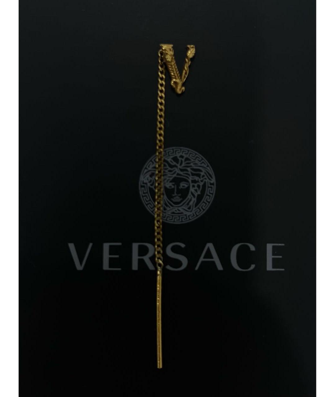 VERSACE Золотые серьги, фото 2