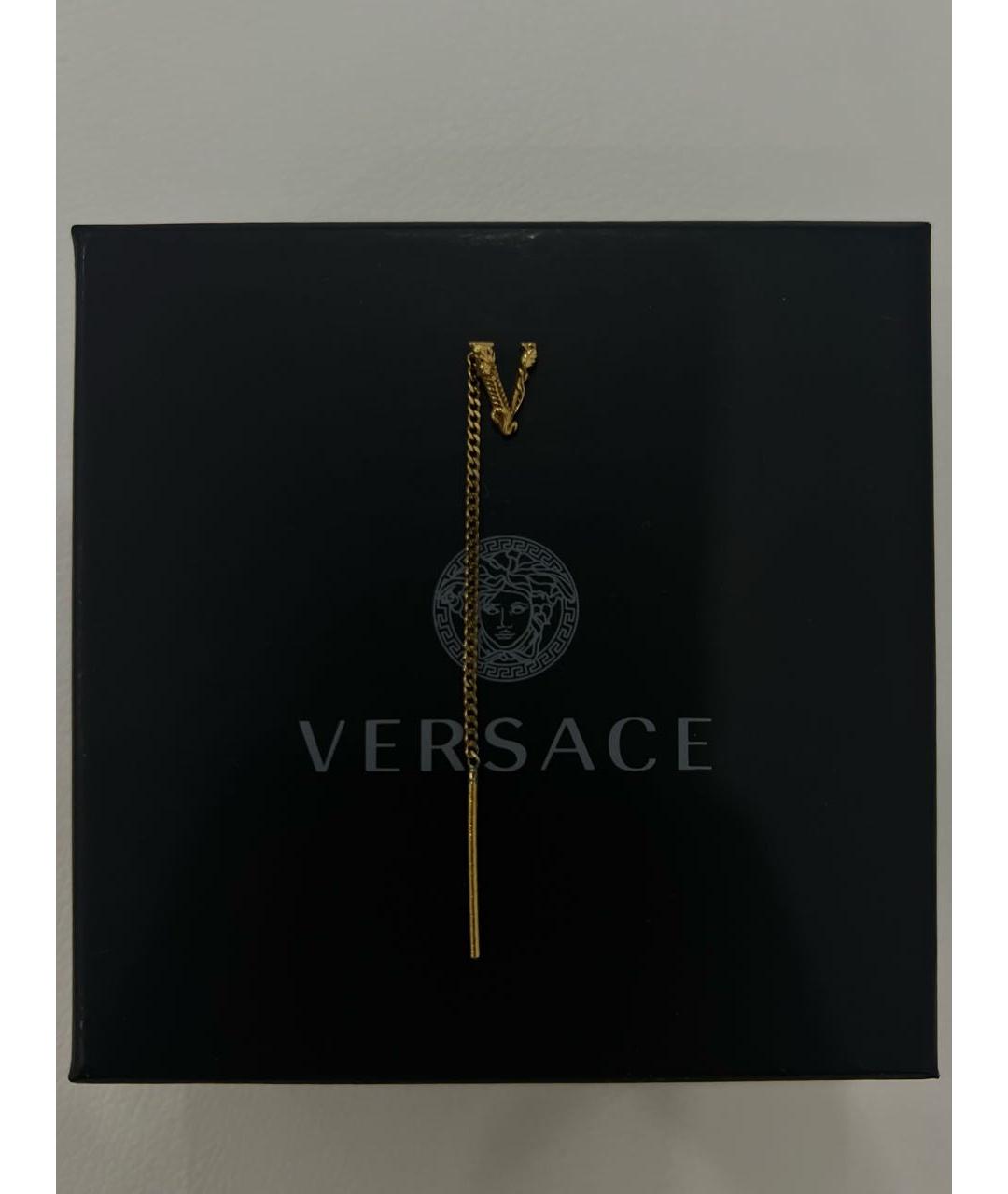 VERSACE Золотые серьги, фото 4