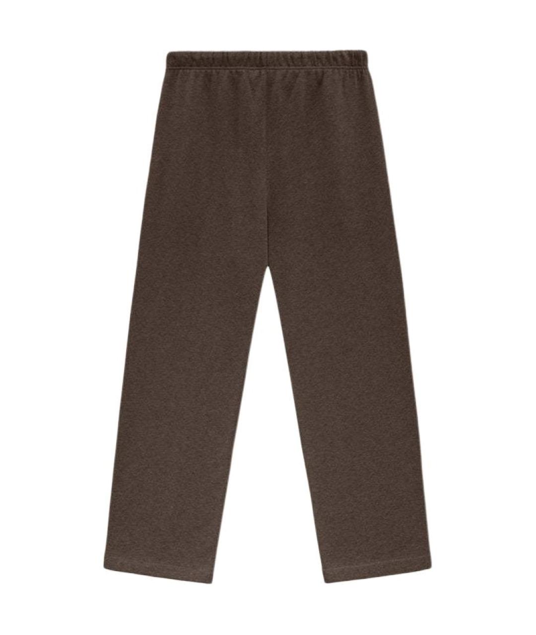 FEAR OF GOD ESSENTIALS Коричневые шерстяные повседневные брюки, фото 2