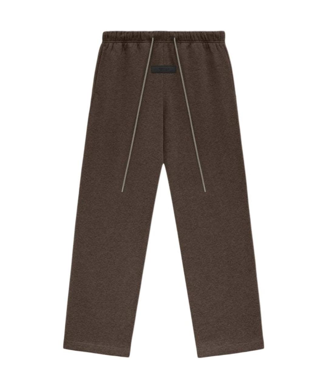 FEAR OF GOD ESSENTIALS Коричневые шерстяные повседневные брюки, фото 1