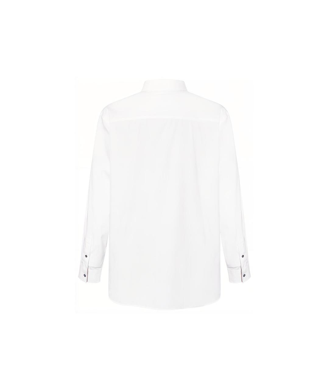 BURBERRY Белая хлопковая футболка, фото 2