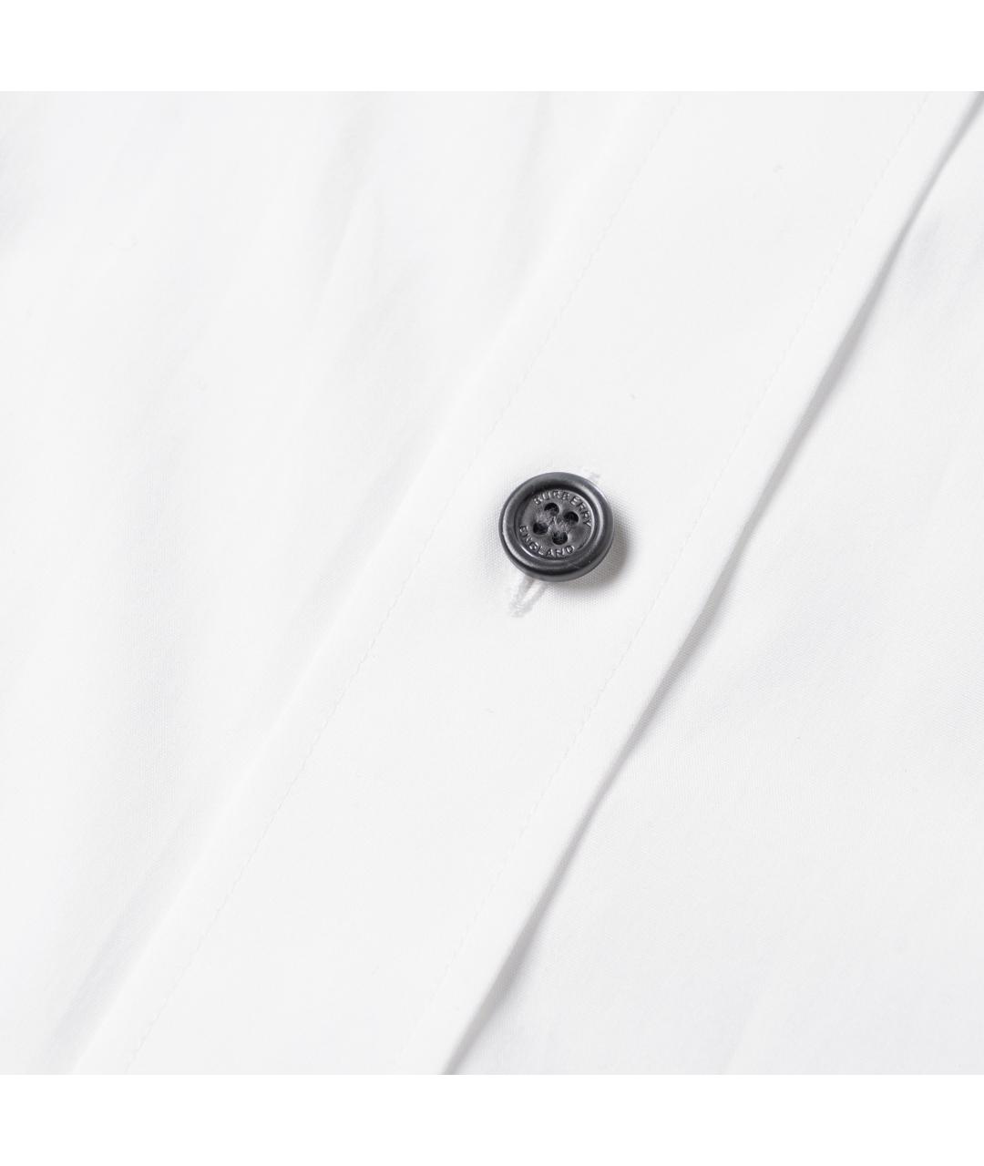 BURBERRY Белая хлопковая футболка, фото 3