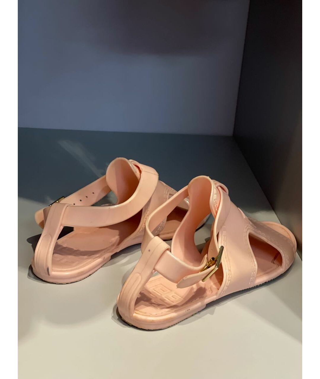 GIVENCHY Розовые резиновые сандалии, фото 3