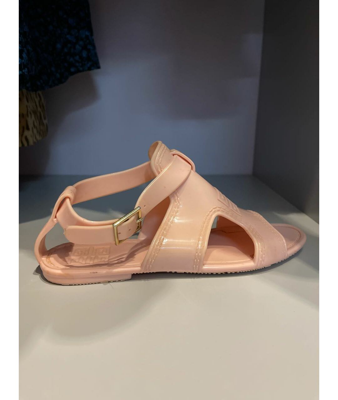 GIVENCHY Розовые резиновые сандалии, фото 5