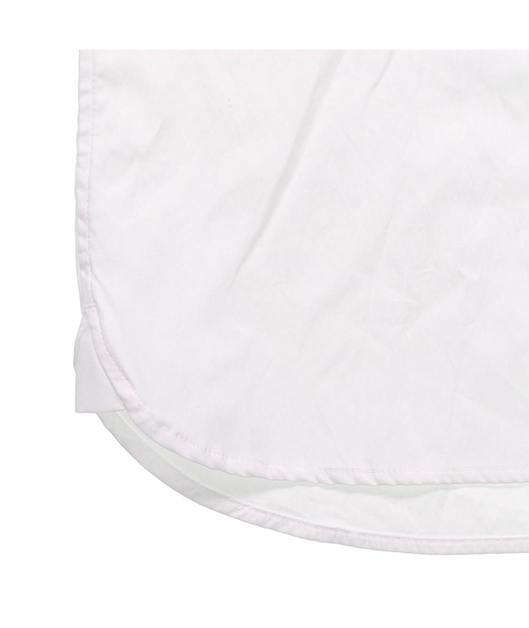 BURBERRY Белая хлопковая кэжуал рубашка, фото 3