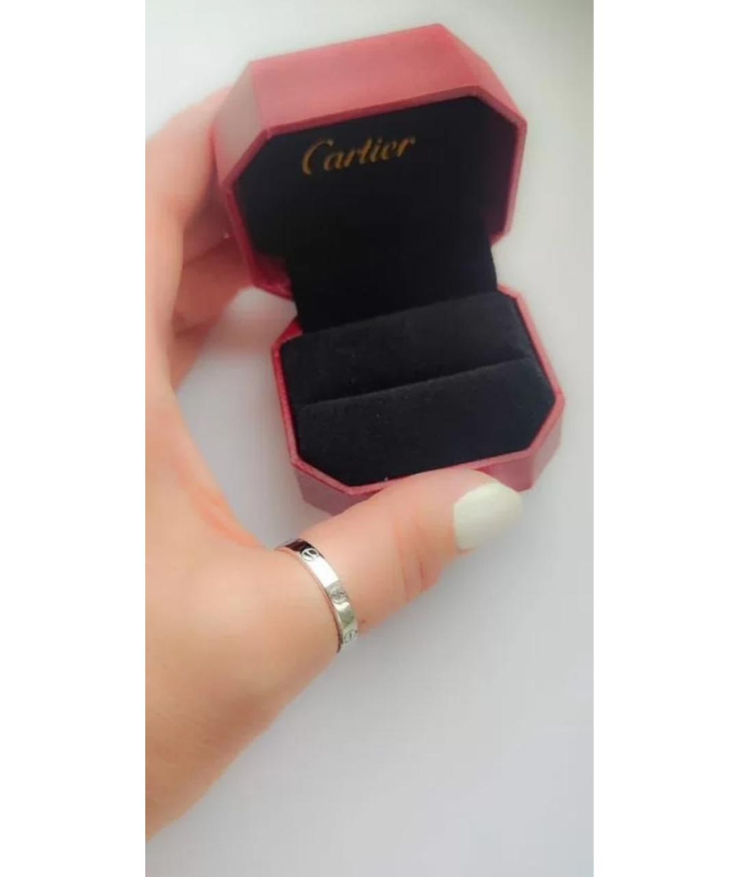 CARTIER Белое кольцо из белого золота, фото 3