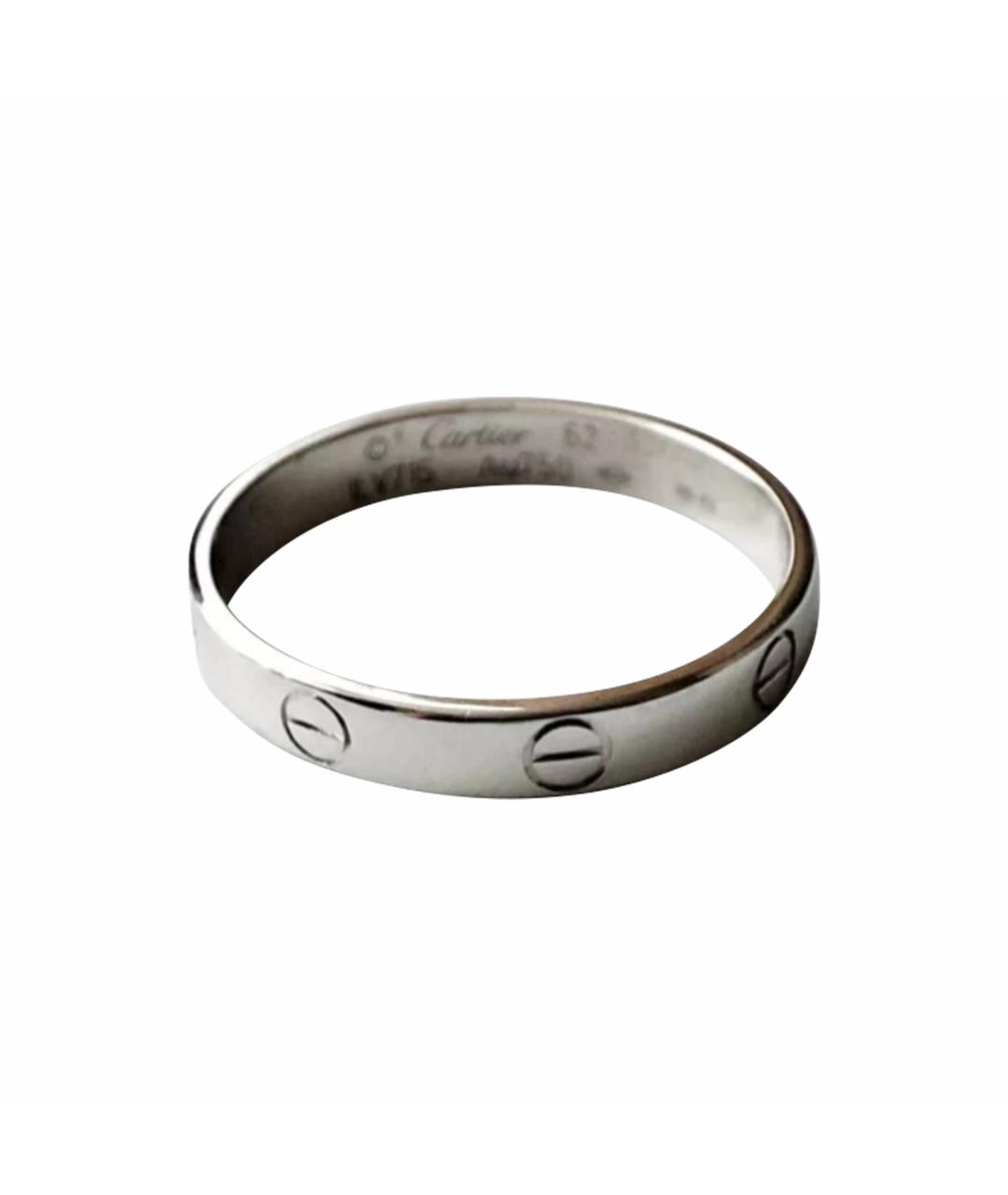 CARTIER Белое кольцо из белого золота, фото 1