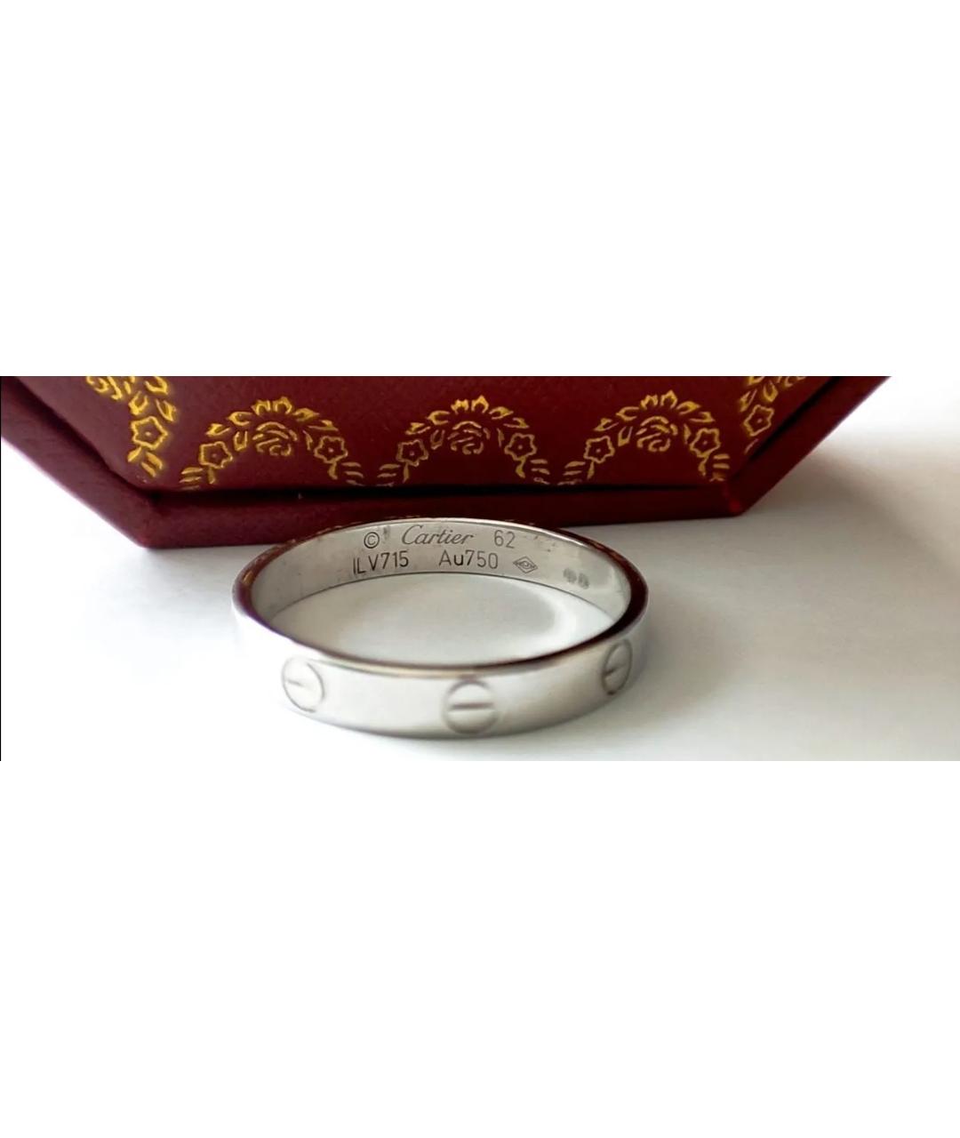CARTIER Белое кольцо из белого золота, фото 2