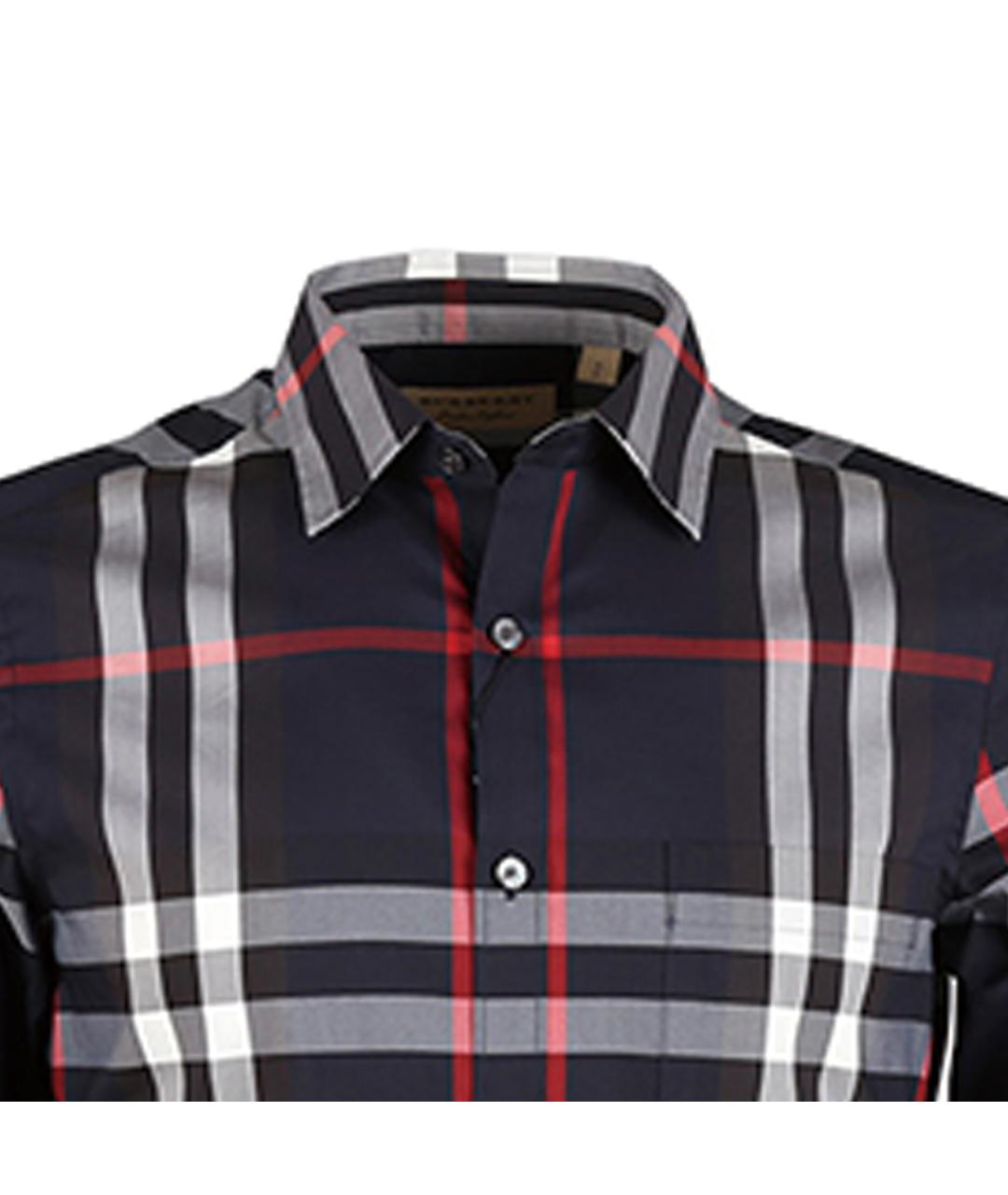 BURBERRY Мульти хлопковая кэжуал рубашка, фото 6