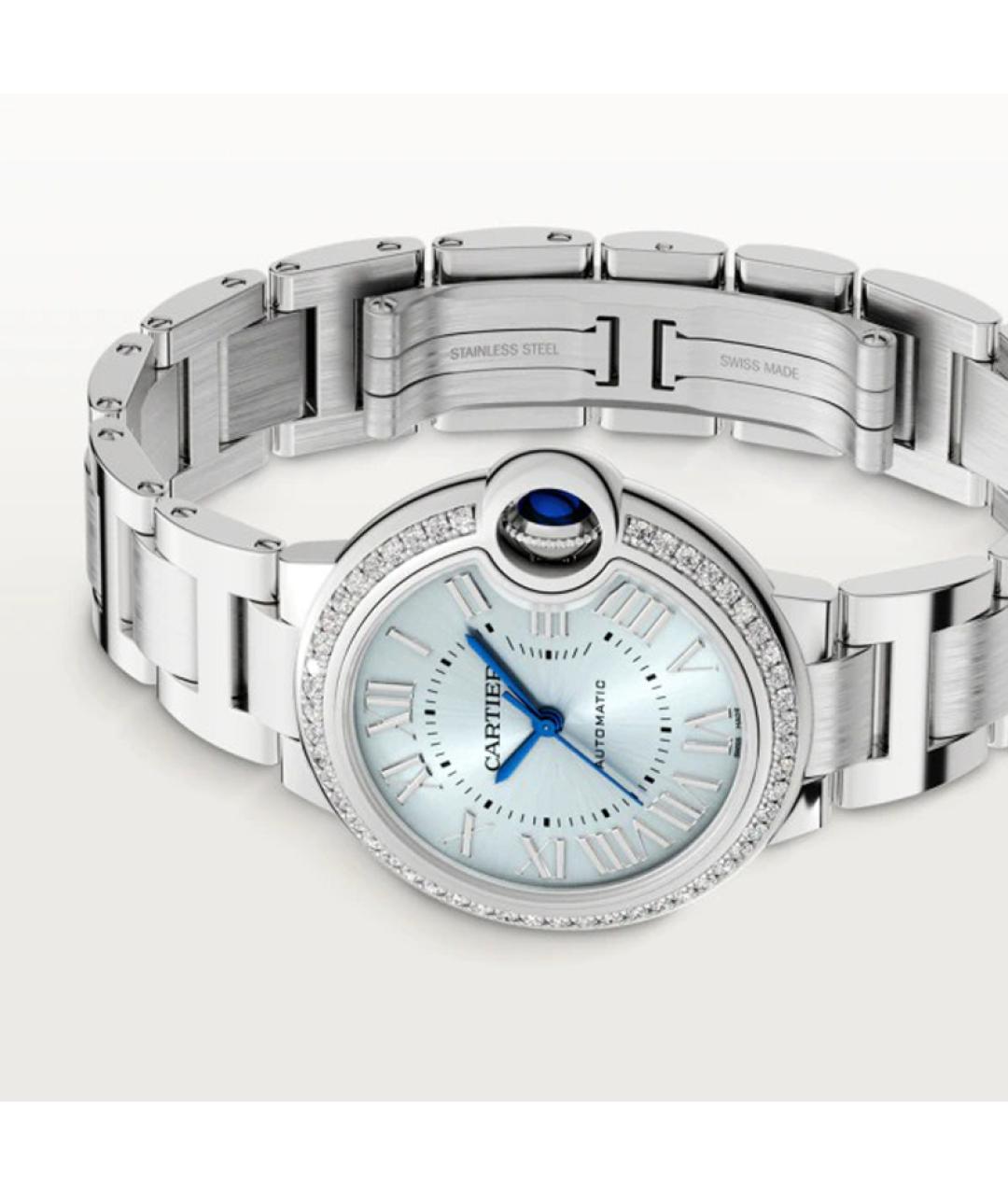 CARTIER Серебряные металлические часы, фото 2