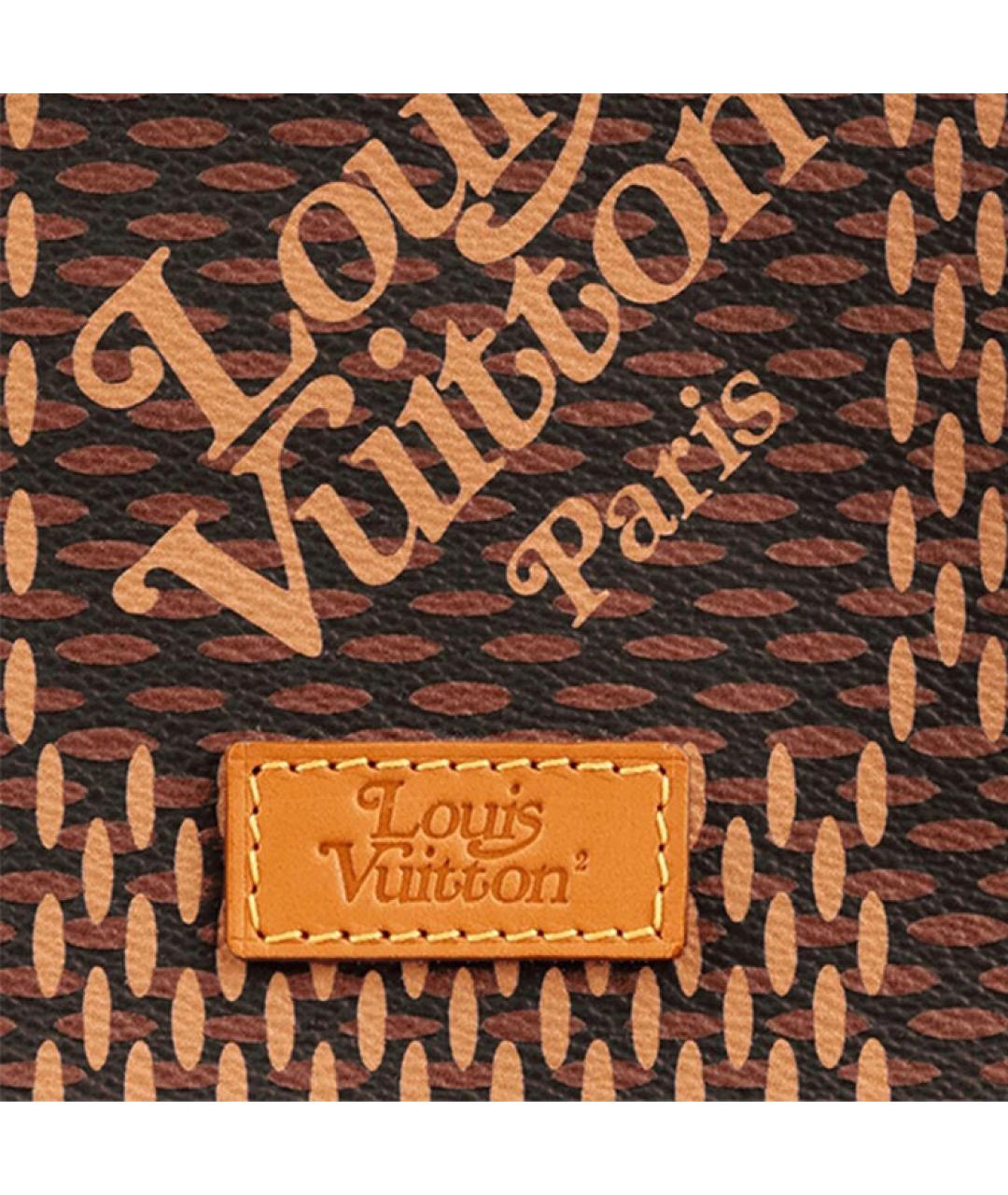 LOUIS VUITTON Коричневая сумка с короткими ручками, фото 6
