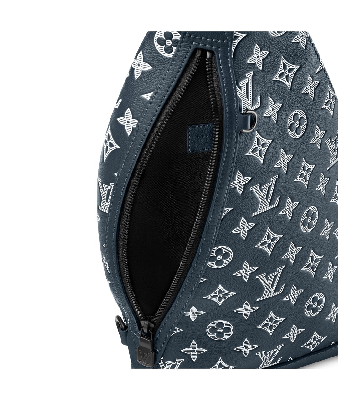 LOUIS VUITTON Синяя сумка на плечо, фото 5