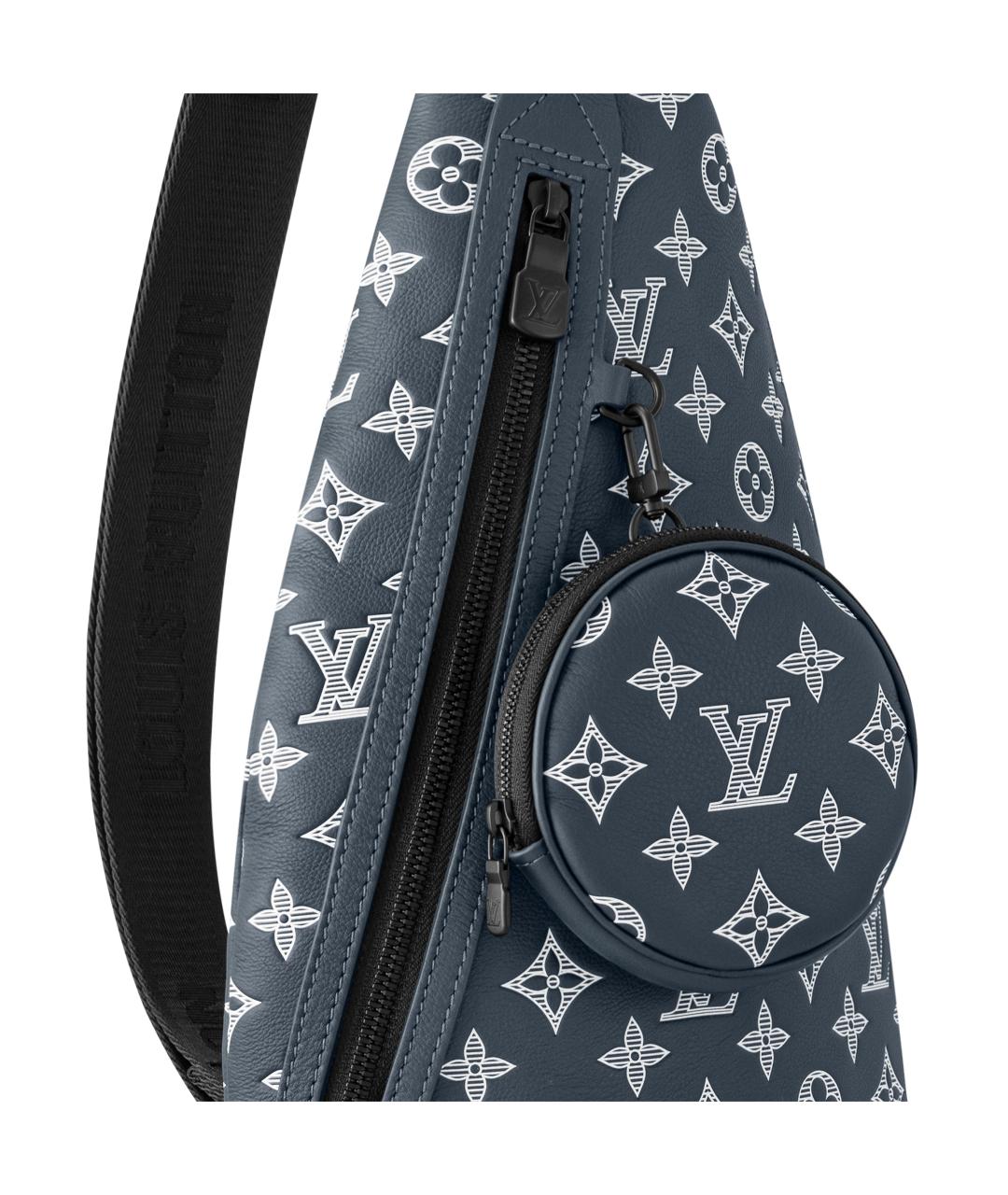 LOUIS VUITTON Синяя сумка на плечо, фото 6