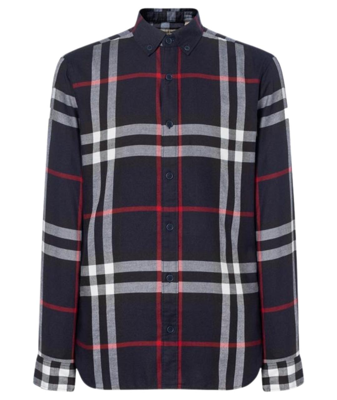 BURBERRY Синяя кэжуал рубашка, фото 1