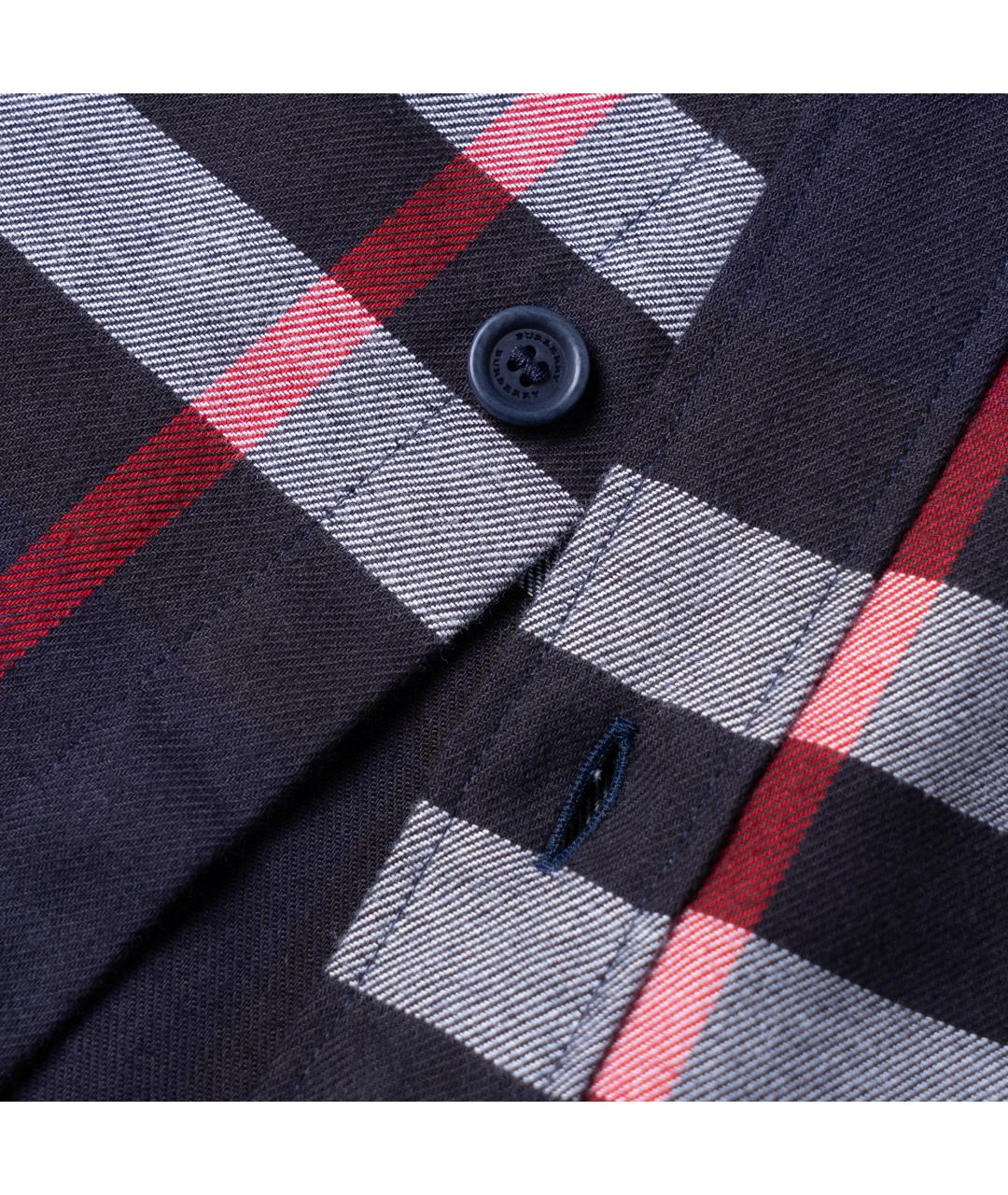 BURBERRY Синяя кэжуал рубашка, фото 6