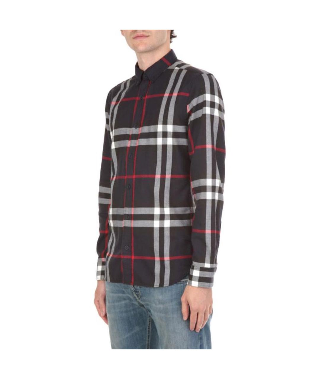 BURBERRY Синяя кэжуал рубашка, фото 3