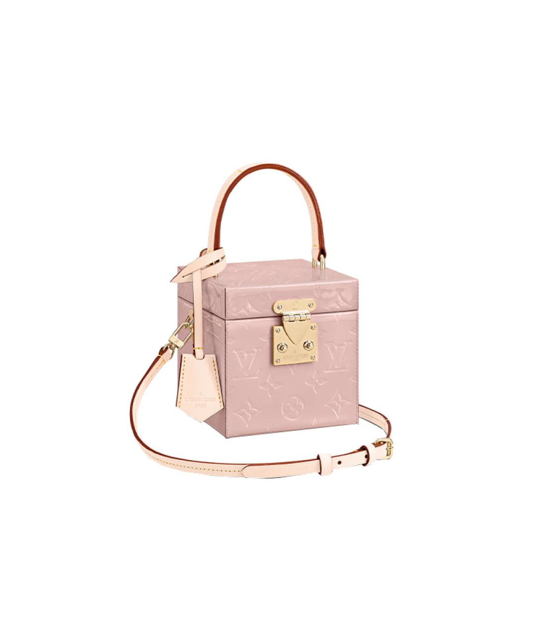 LOUIS VUITTON Розовая кожаная сумка с короткими ручками, фото 1