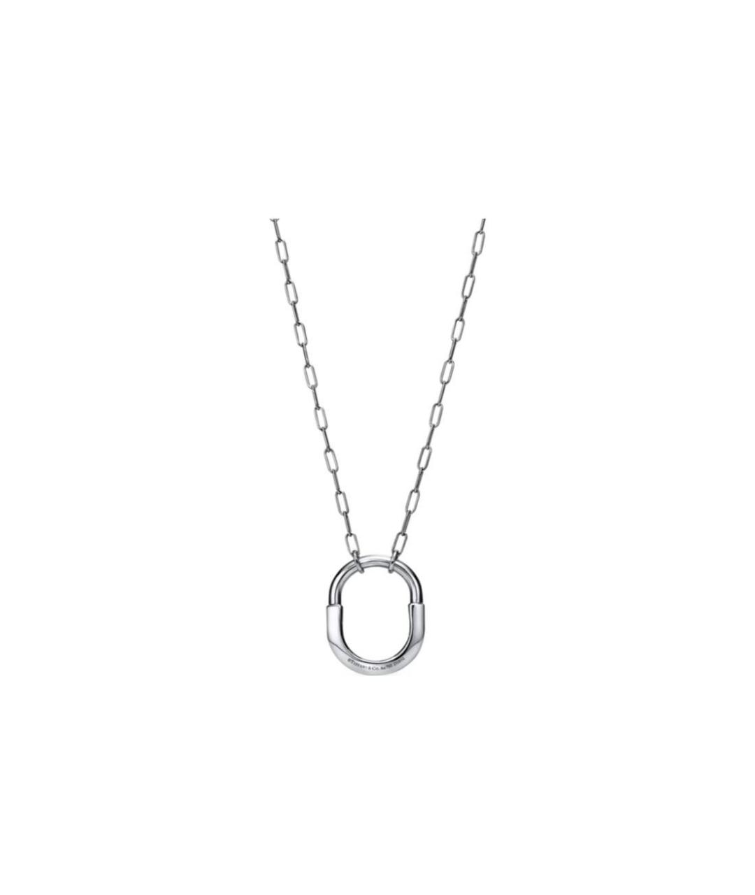 TIFFANY&CO Серебряная цепочка из белого золота, фото 2