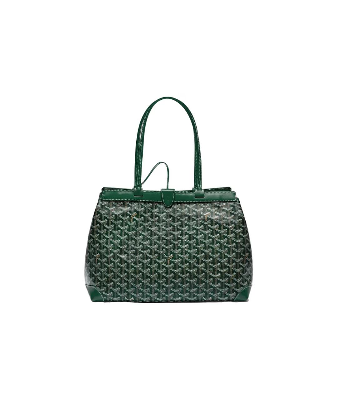 GOYARD Зеленая сумка тоут, фото 1