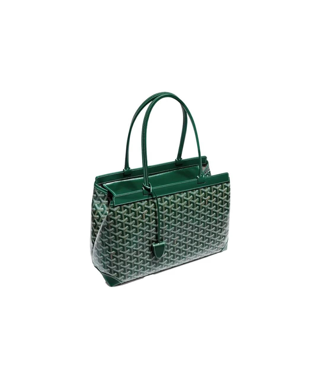 GOYARD Зеленая сумка тоут, фото 3