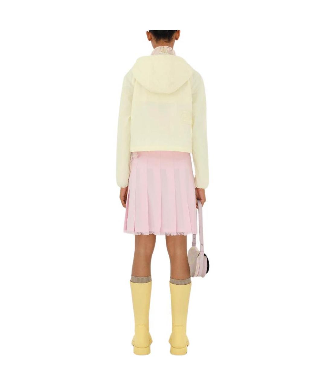 BURBERRY Желтая куртка, фото 4