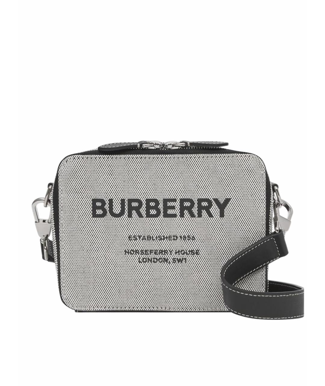 BURBERRY Серая сумка на плечо, фото 1