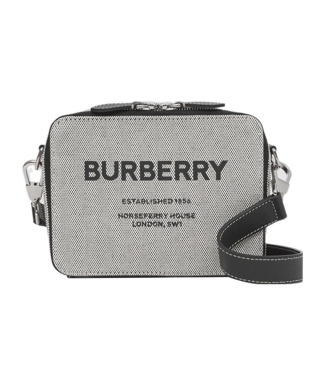 BURBERRY Серая сумка на плечо, фото 10