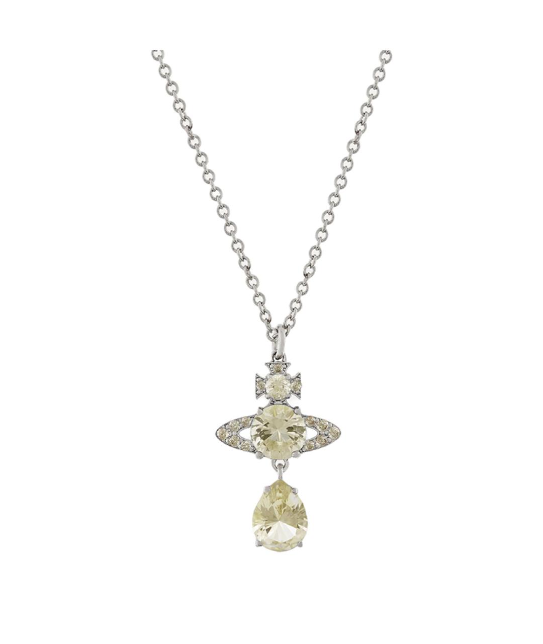 VIVIENNE WESTWOOD Серебряная латунная подвеска, фото 1