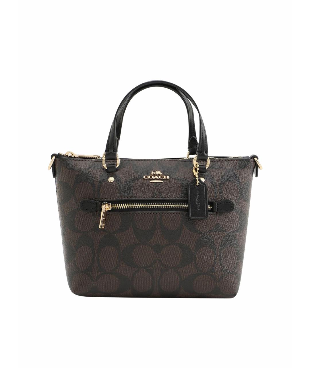 COACH Коричневая сумка тоут, фото 1