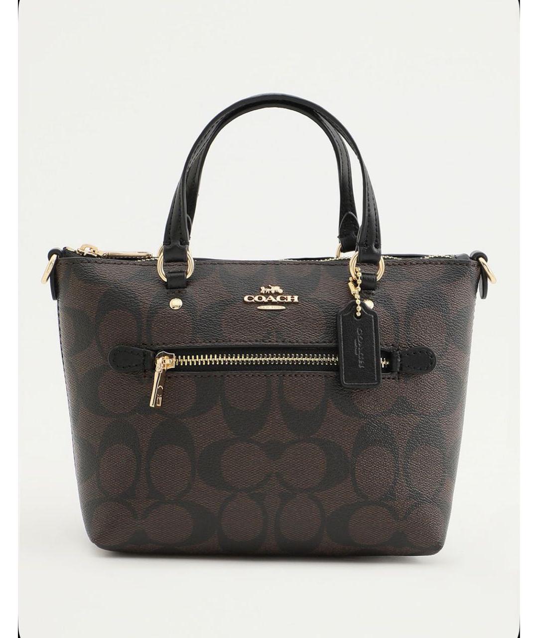 COACH Коричневая сумка тоут, фото 3