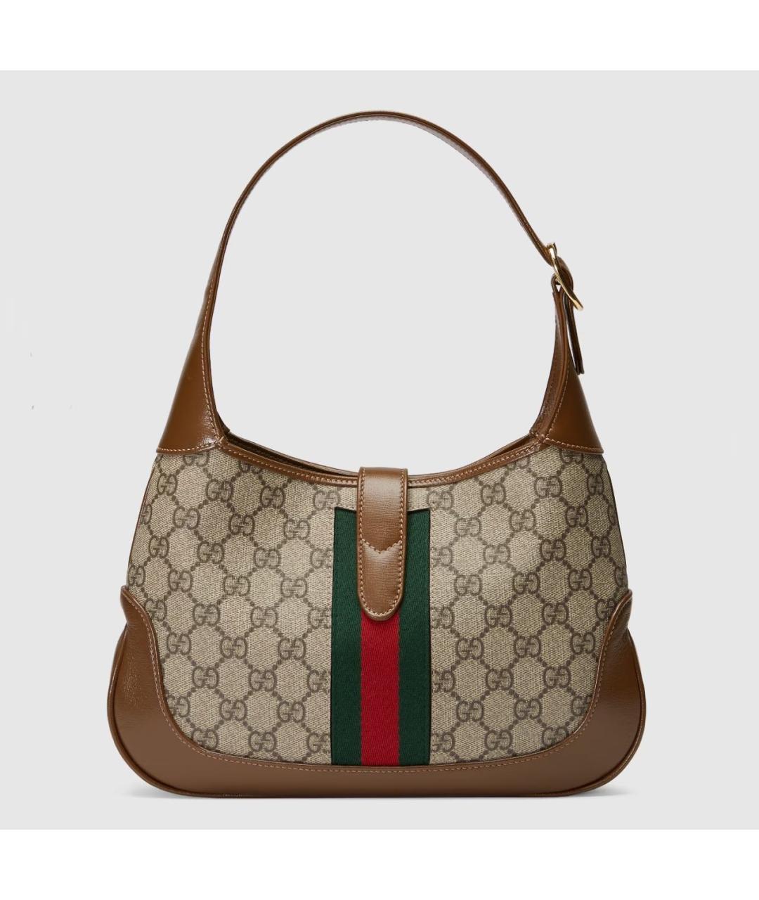 GUCCI Коричневая сумка с короткими ручками, фото 2