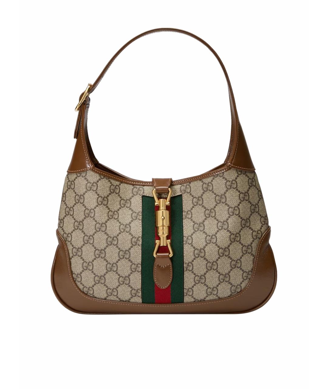 GUCCI Коричневая сумка с короткими ручками, фото 1