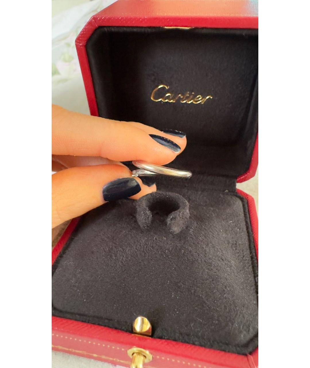 CARTIER Белое кольцо из белого золота, фото 3