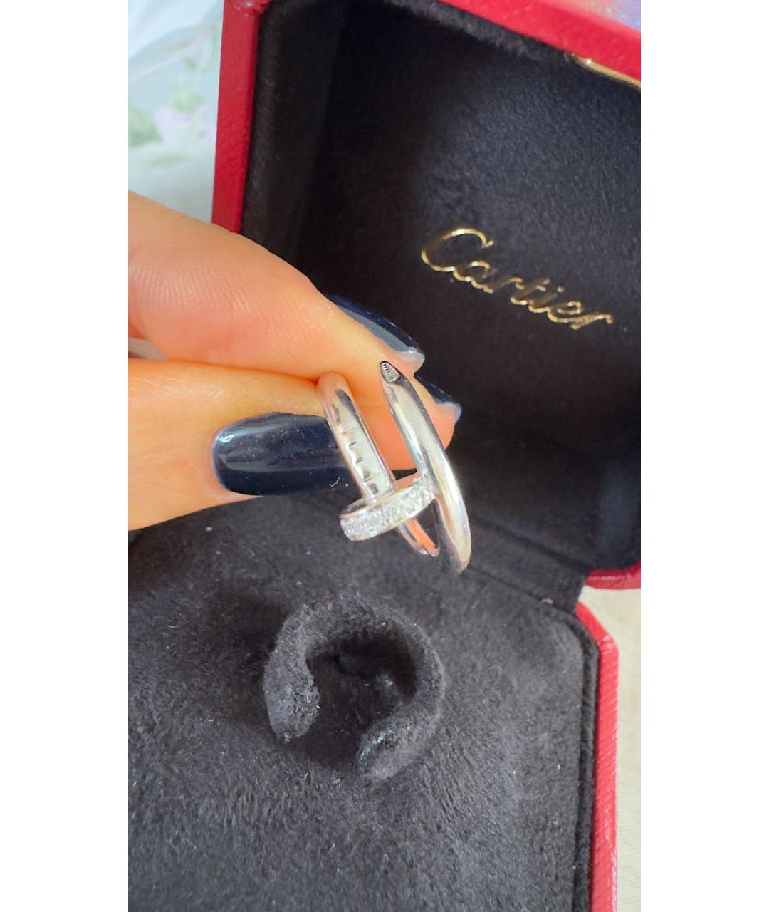 CARTIER Белое кольцо из белого золота, фото 4