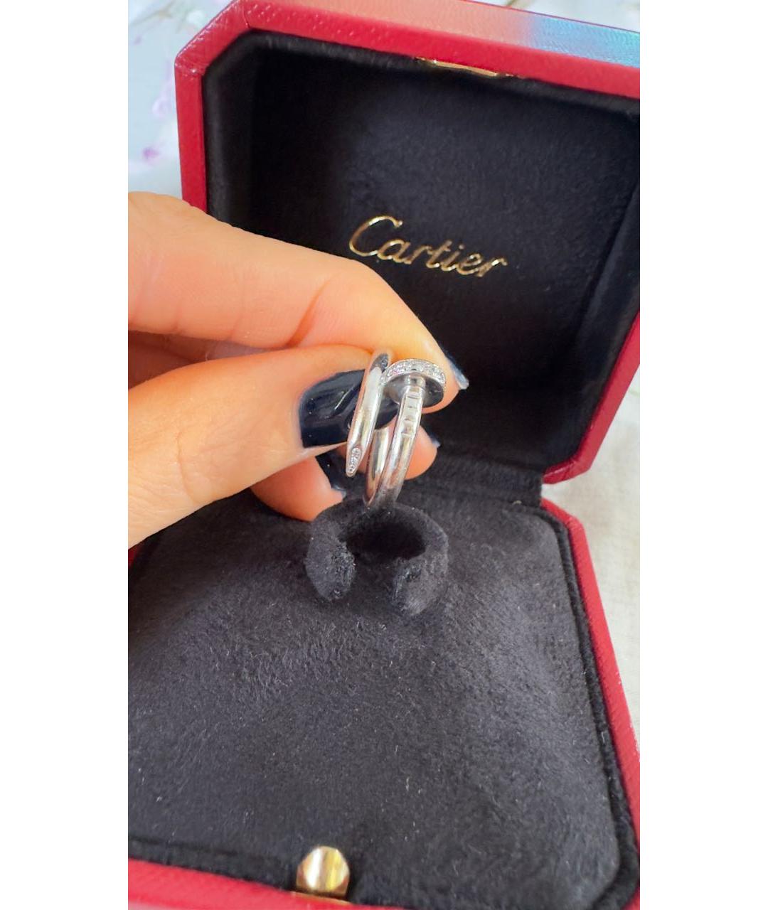 CARTIER Белое кольцо из белого золота, фото 2