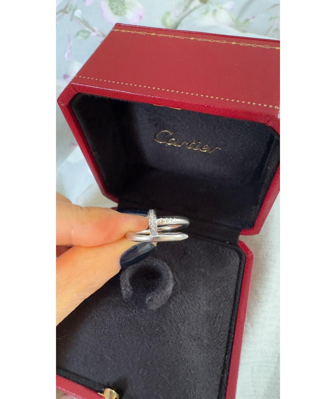 CARTIER Белое кольцо из белого золота, фото 8