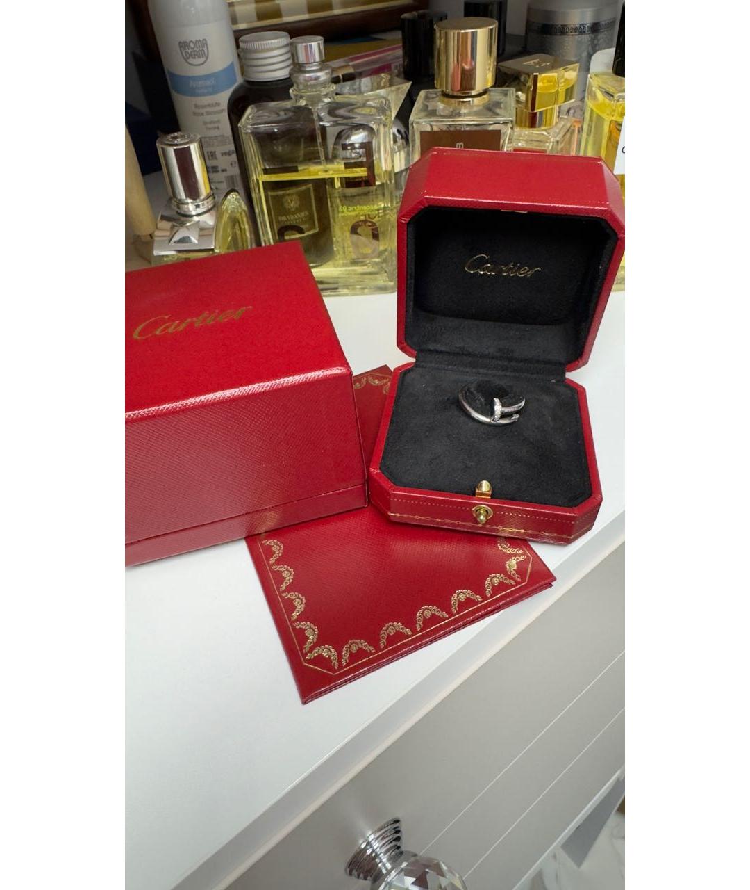 CARTIER Белое кольцо из белого золота, фото 7