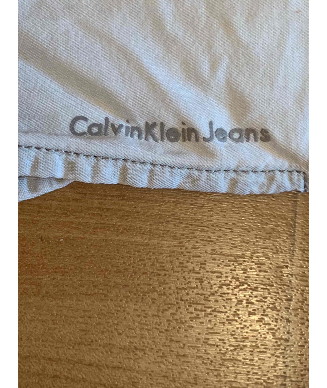 CALVIN KLEIN Серая хлопковая рубашка, фото 3