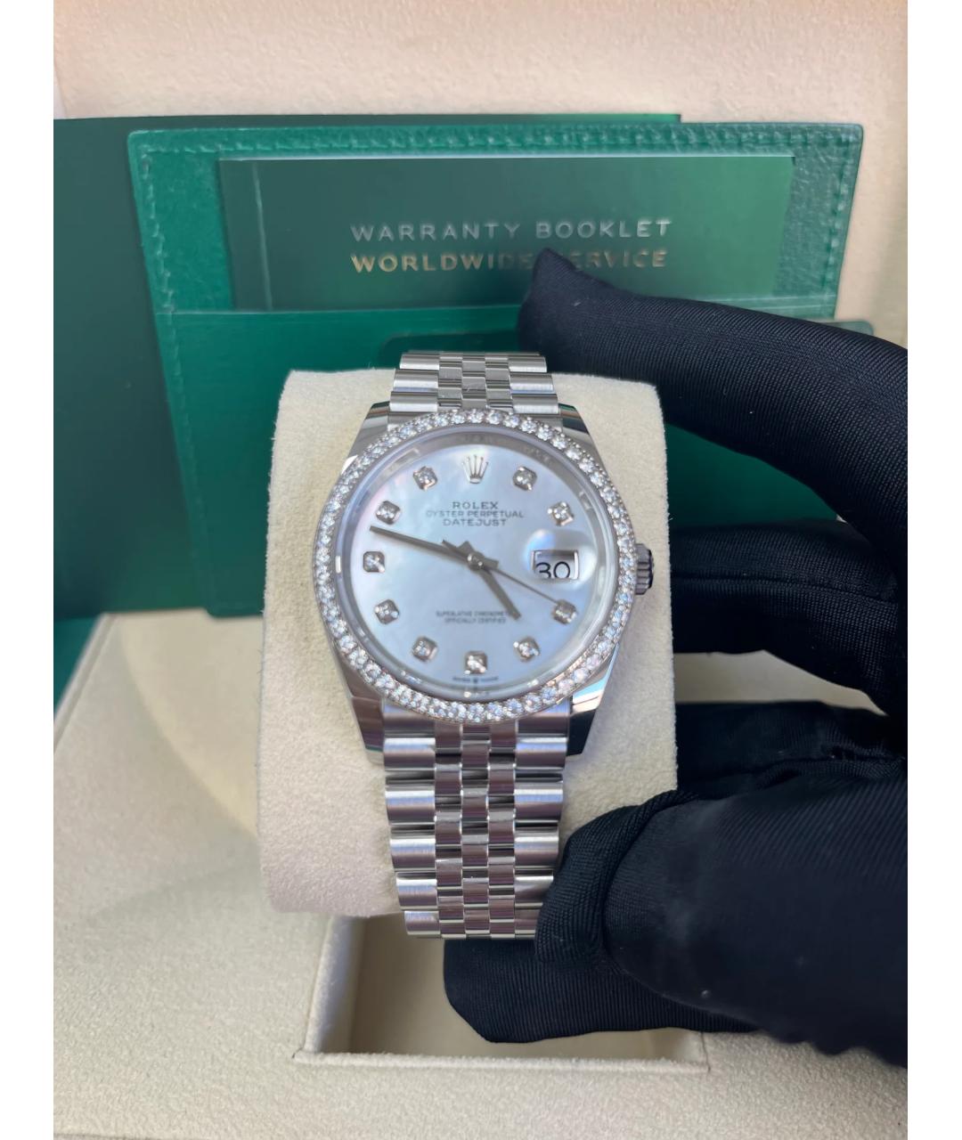 ROLEX Часы из белого золота, фото 2